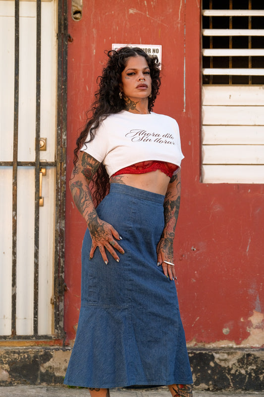 “lolita” vintage denim skirt