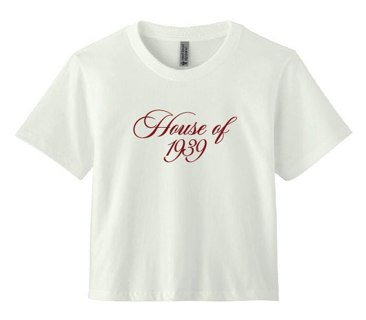 “House of 1939” crop top tee