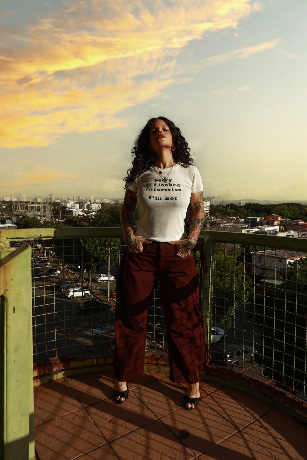 “Mala mía” white tee