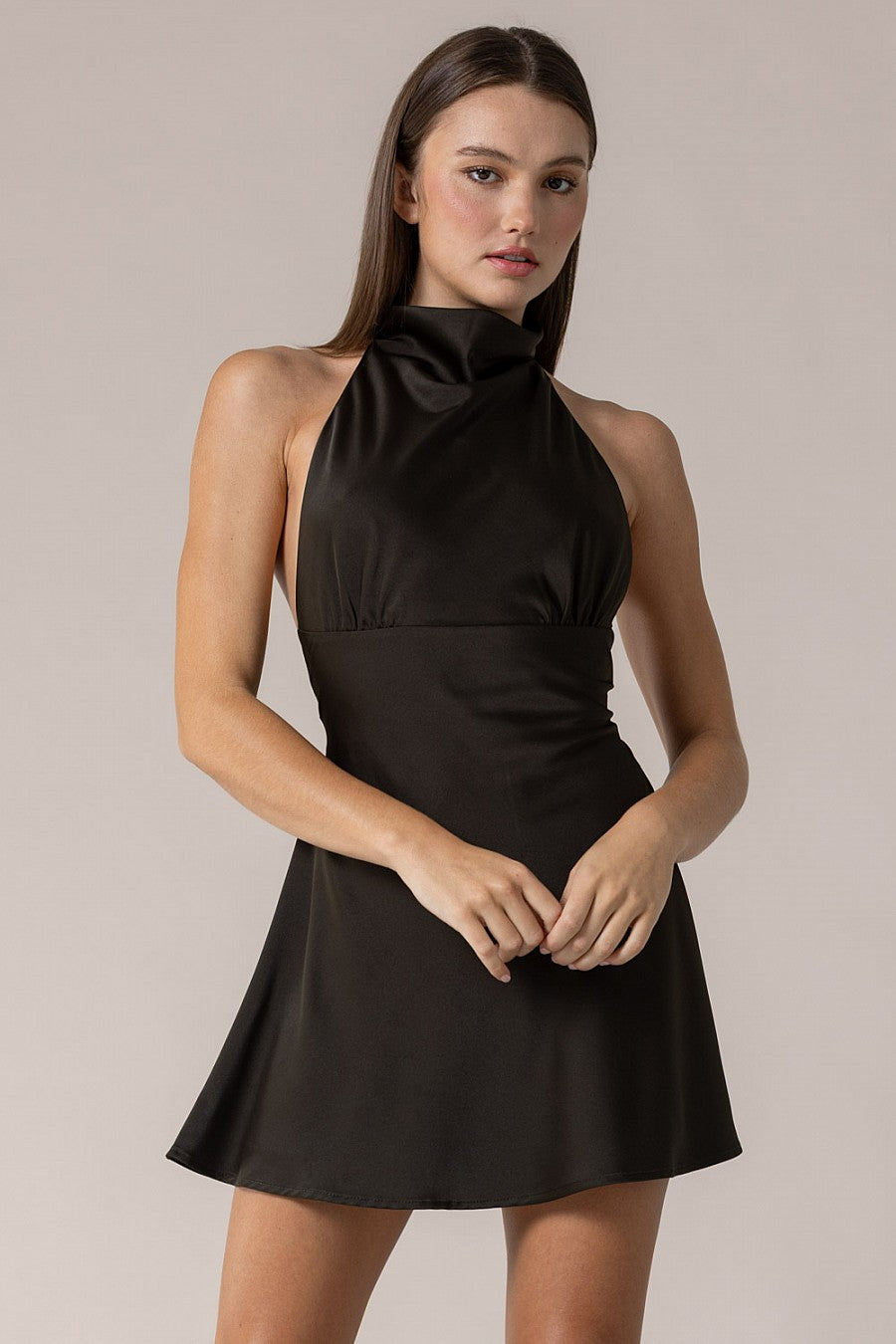 “nasha” green mini dress