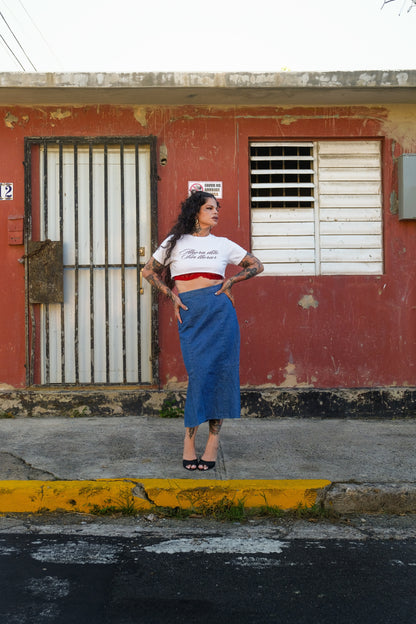 “lolita” vintage denim skirt