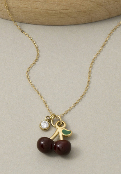 “cherry” necklace