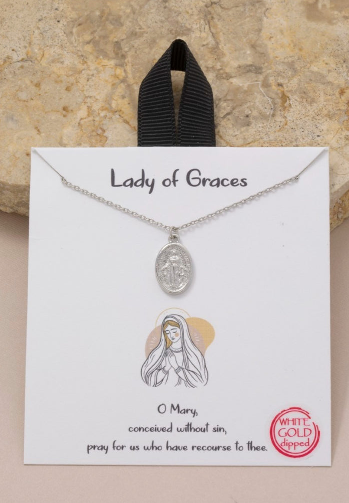 “mary” necklace