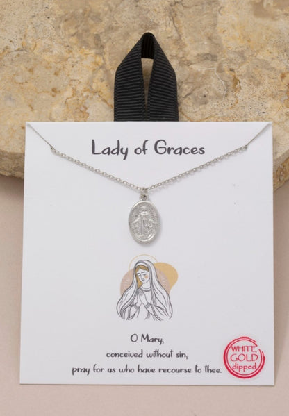 “mary” necklace
