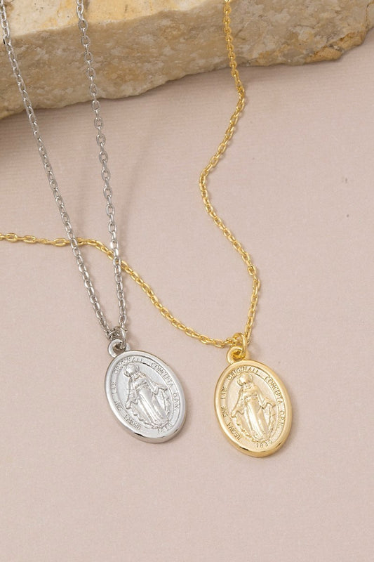 “mary” necklace