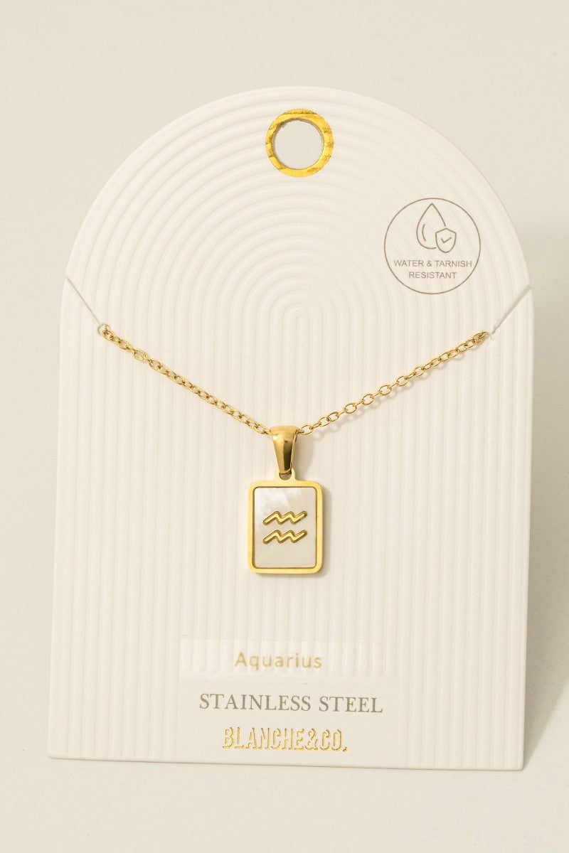 “zodiac” necklace