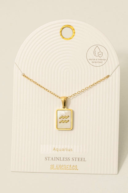 “zodiac” necklace