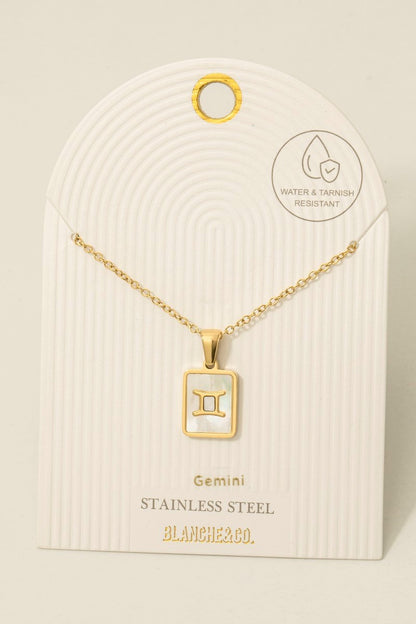 “zodiac” necklace