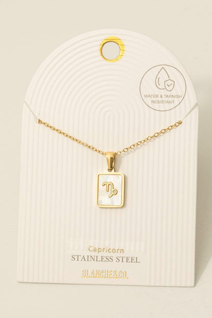 “zodiac” necklace