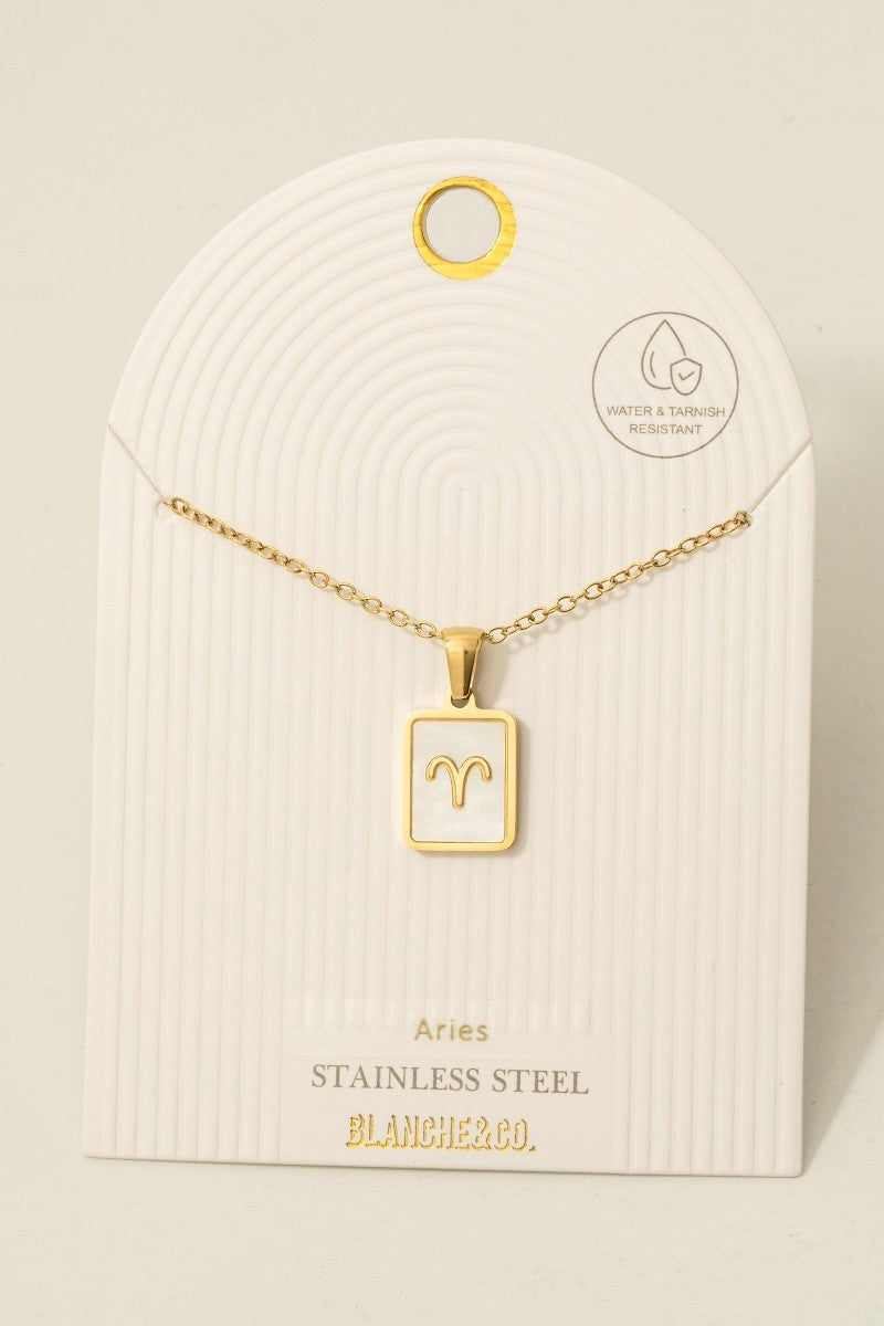 “zodiac” necklace