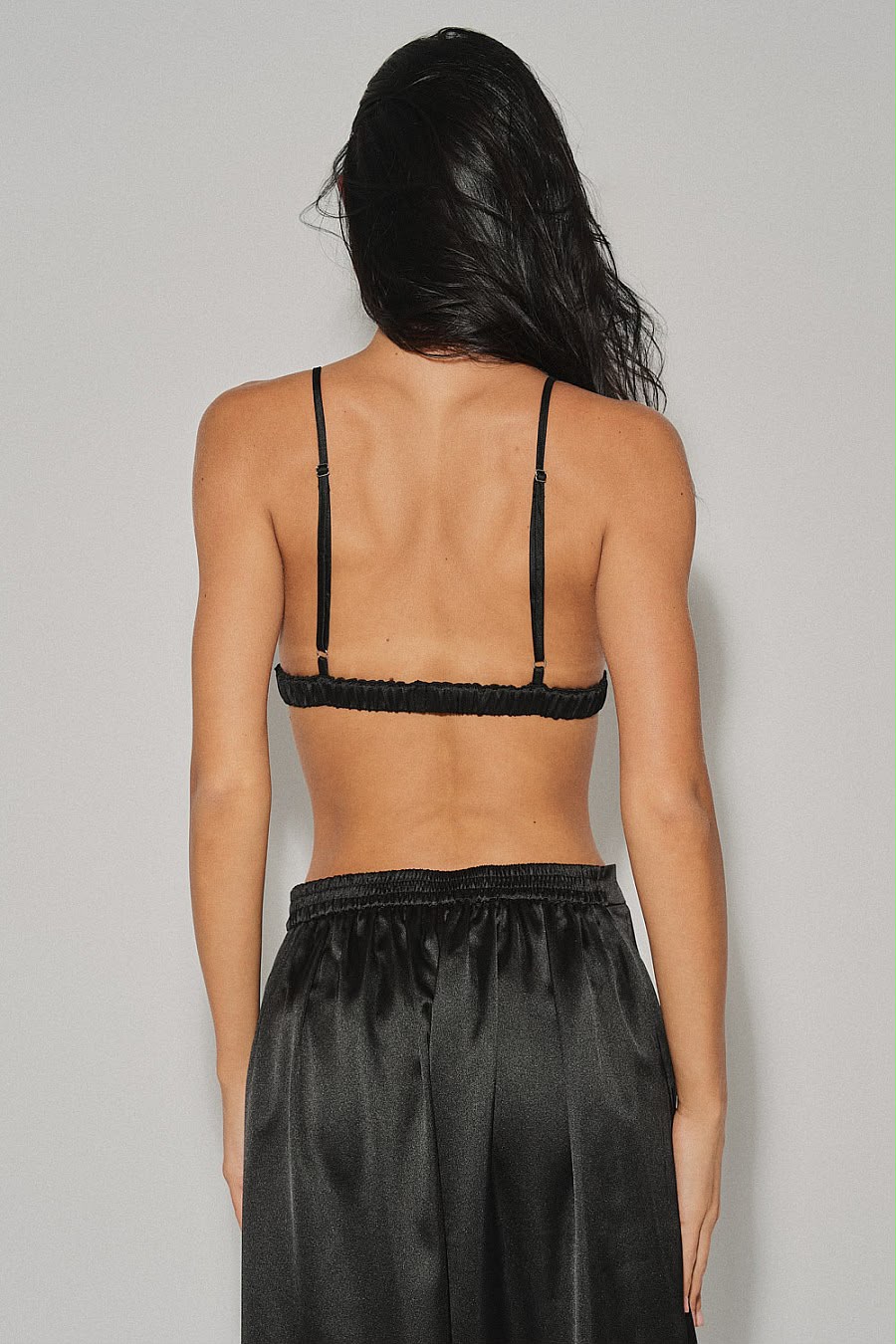 “talia” satin bra