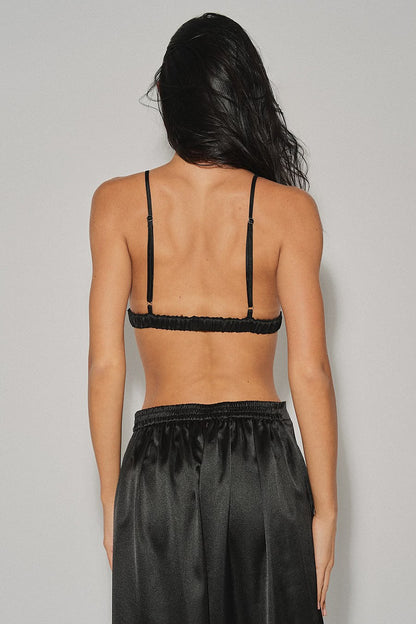“talia” satin bra