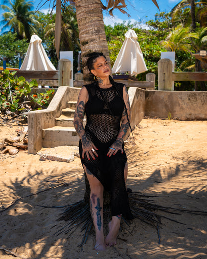 “kiki” black cover up