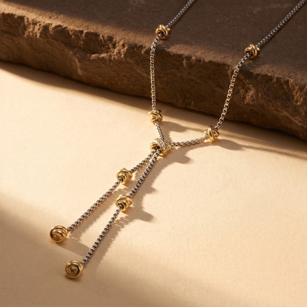 “Amanda” lariat necklace