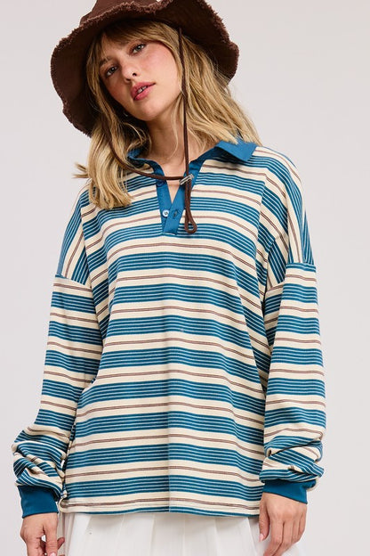 “Sonia” polo long sleeves
