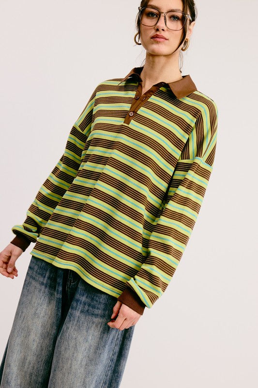 “Sonia” polo long sleeves