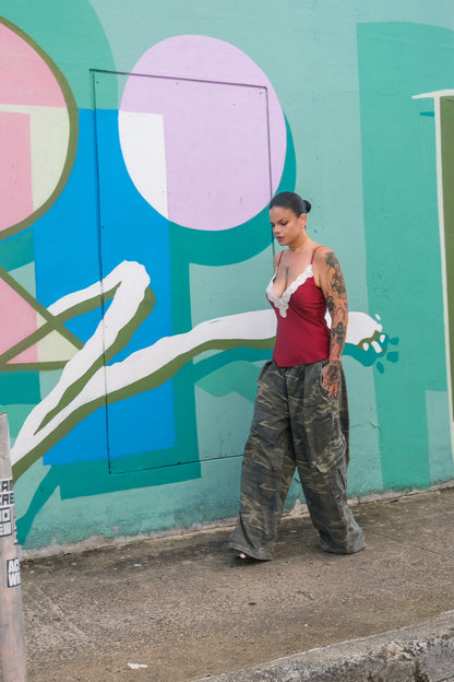 “senai” lace camisole