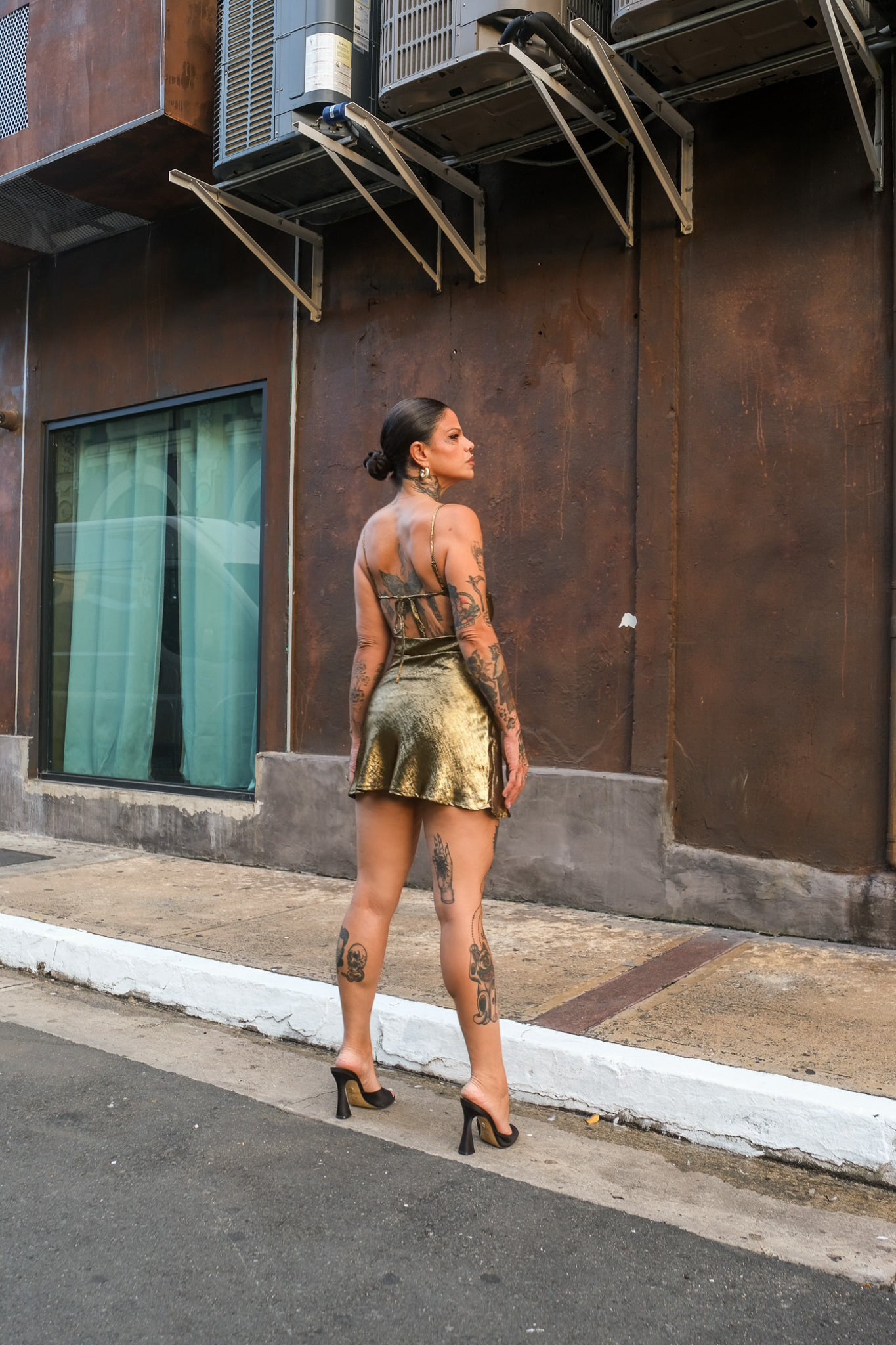 “thai” mini dress