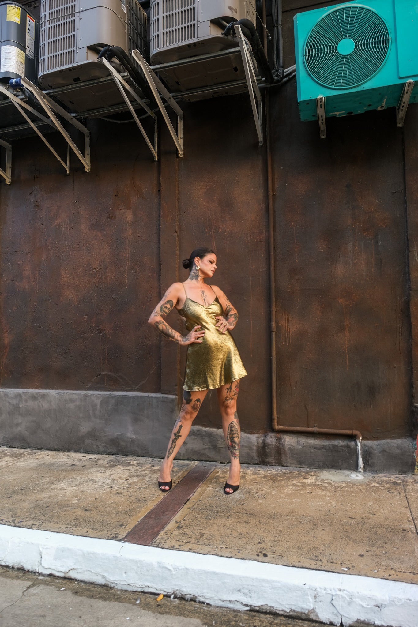 “thai” mini dress